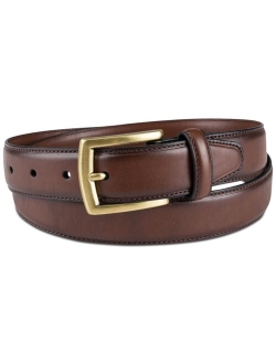 Men's Burnished-Edge Belt, Created for Macy's