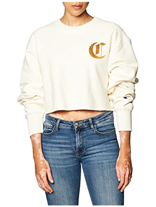 Champion Women's Reverse Weave Cropped Cut Off Crew