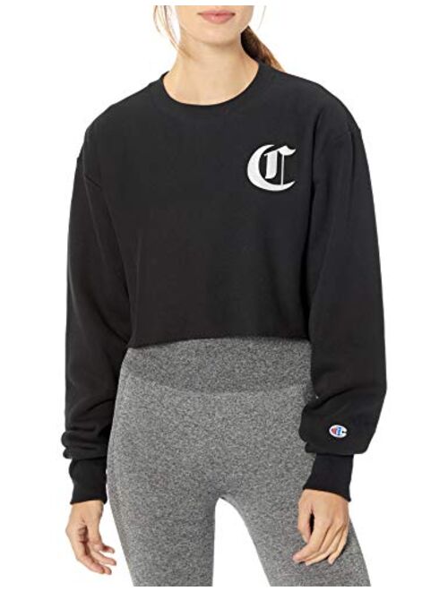 Champion Women's Reverse Weave Cropped Cut Off Crew