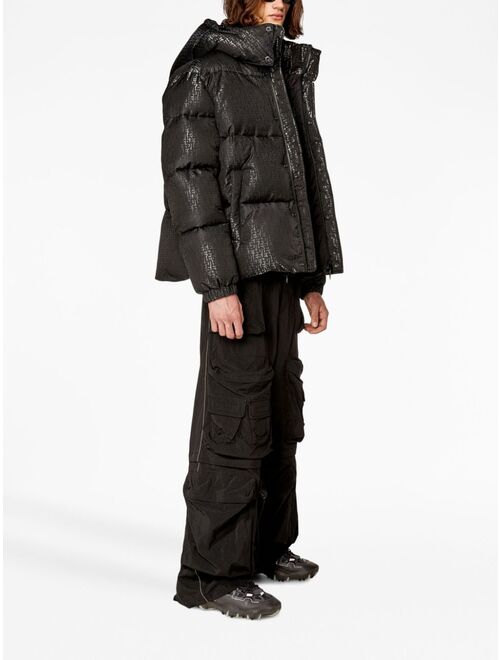 Diesel W-rolfys-mon hooded padded jacket