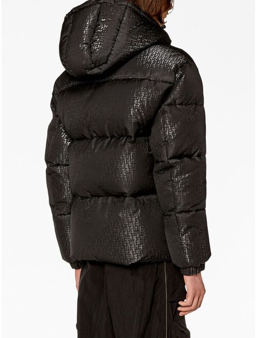 Diesel W-rolfys-mon hooded padded jacket