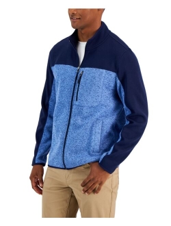 Men's Full-Zip Fleece Sweater, Created for Macy's