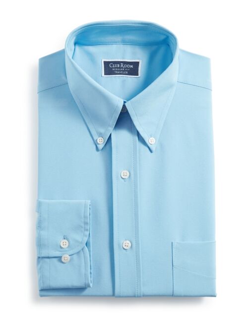 CLUB ROOM Men's Regular Fit Traveler Dress Shirt, Created for Macy's