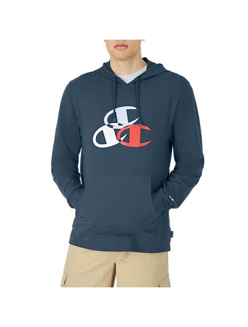 Champion Men's Hoodie, Midweight T-shirt Hoodie, Soft and Comfortable T-shirt Hoodie for Men