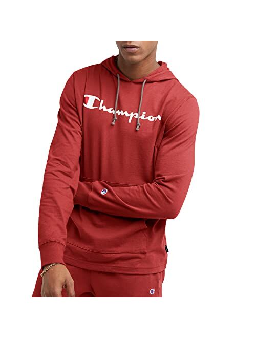 Champion Men's Hoodie, Midweight T-shirt Hoodie, Soft and Comfortable T-shirt Hoodie for Men