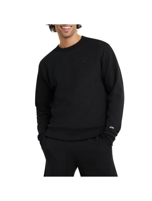 Champion Men's Crewneck, Powerblend Fleece Sweatshirt, Crewneck Sweatshirts (Reg. Or Big & Tall)