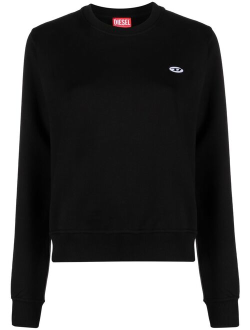 Diesel logo-print crew-neck jumper