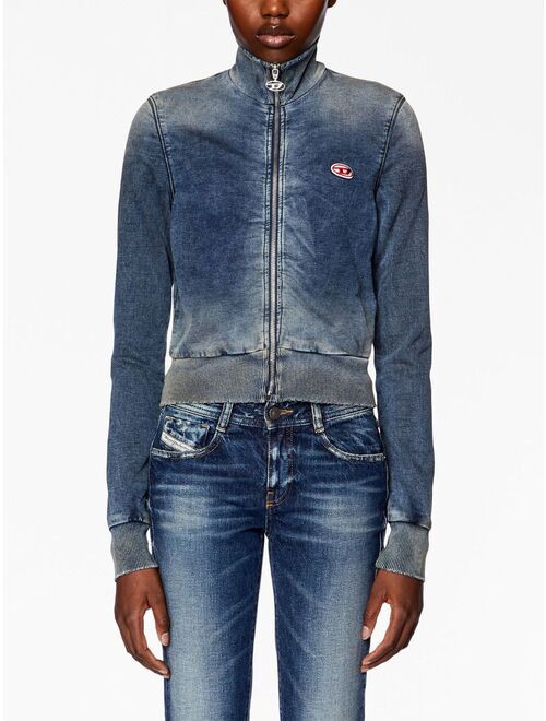 Diesel logo-patch denim jacket