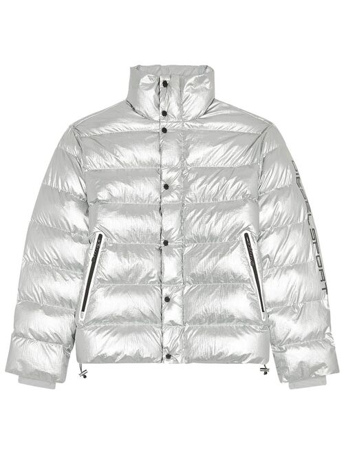 Diesel metallic puffer jacket