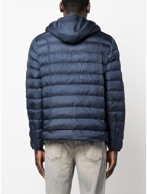 Diesel zip-up hooded padded jacket