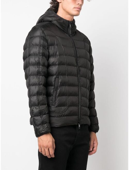 Diesel zip-up hooded padded jacket