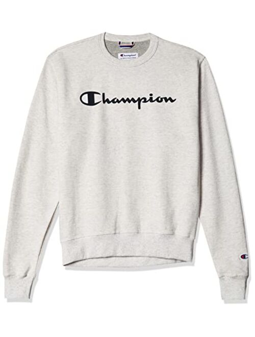 Champion Men's Sweatshirt, Powerblend, Fleece Midweight Crewneck Sweatshirt (Reg. Or Big & Tall)