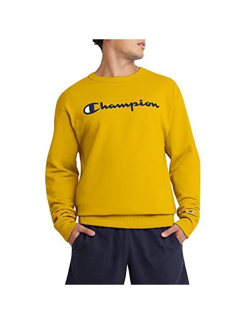 Champion Men's Sweatshirt, Powerblend, Fleece Midweight Crewneck Sweatshirt (Reg. Or Big & Tall)