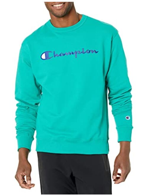 Champion Men's Sweatshirt, Powerblend, Fleece Midweight Crewneck Sweatshirt (Reg. Or Big & Tall)