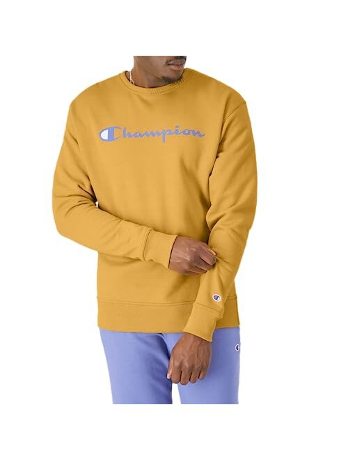 Champion Men's Sweatshirt, Powerblend, Fleece Midweight Crewneck Sweatshirt (Reg. Or Big & Tall)