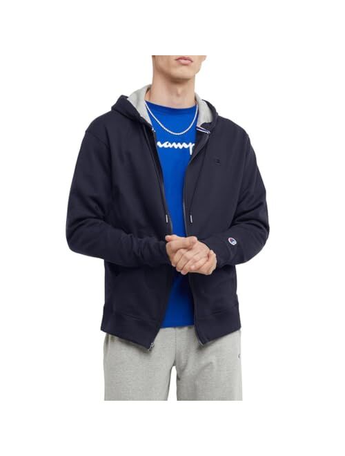 Champion Men's Zip-Up Hoodie, Powerblend, Zip-Up Hoodie Sweatshirt for Men (Reg. or Big & Tall)