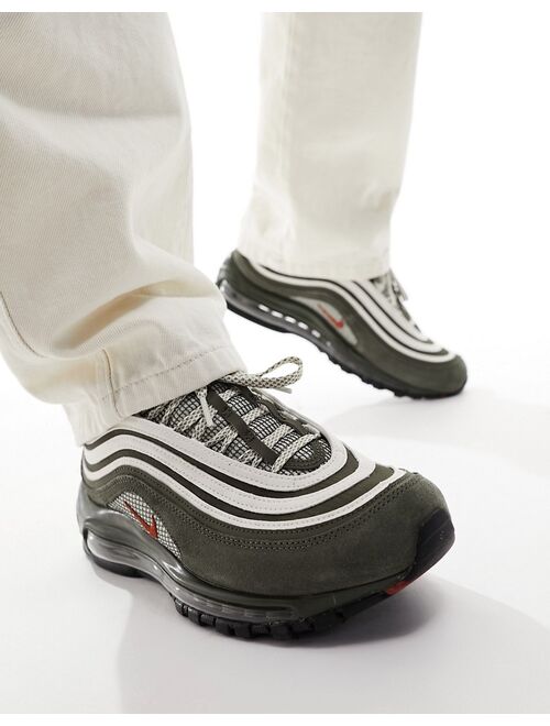 Nike Air Max 97 sneakers in gray and khaki