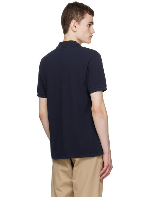 MAISON KITSUN Navy Fox Head Polo