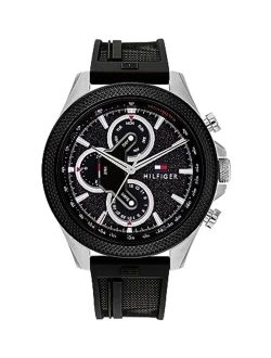 Men's Large Sport Watch | Multifunction Quartz Movement | Water Resistant | Racing Inspired