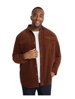 Men's Big & Tall Stan Corduroy Overshirt Jacket