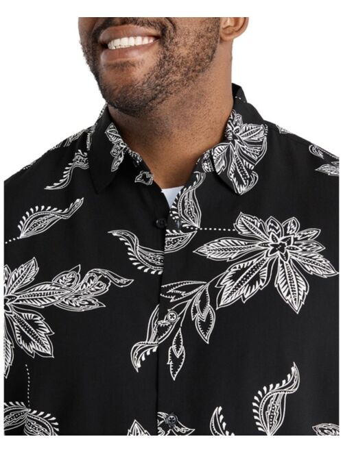 Johnny Bigg Men's Big & Tall Paisley Print Shirt