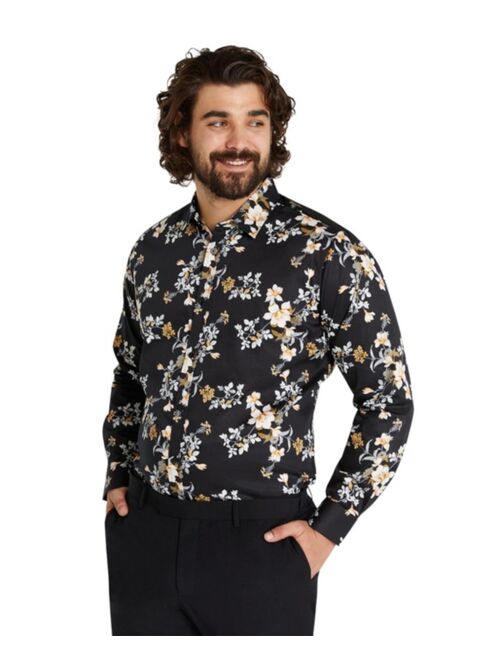 Johnny Bigg Men's Big & Tall Miles Floral Print Shirt