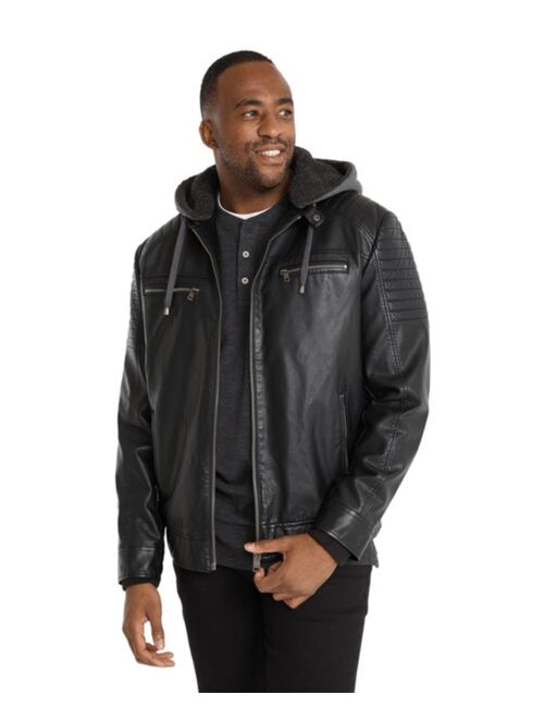 Johnny Bigg Men's Big & Tall Danny Biker Jacket