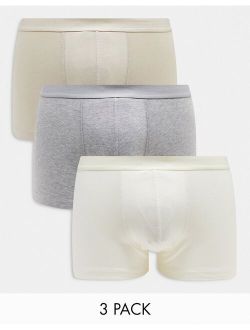 3 pack trunks in multiple colors