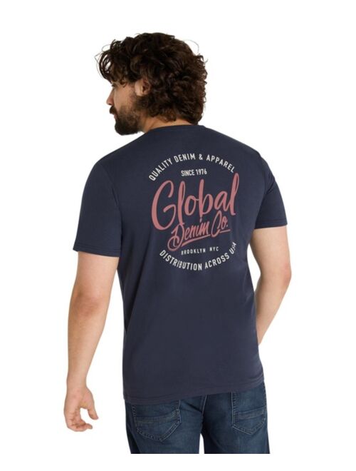 JOHNNY BIGG Mens Global Denim Crew Neck Tee Big & Tall