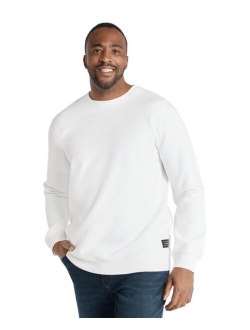 Mens Elliot Jacquard Crew Sweatshirt Big & Tall