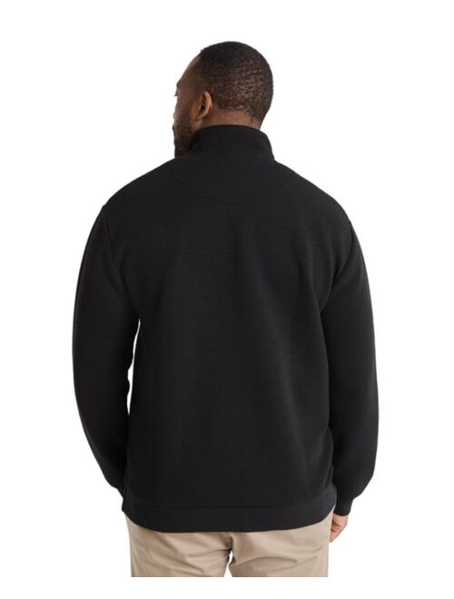 JOHNNY BIGG Mens Powell Jacquard Zip Thru Sweatshirt Big & Tall