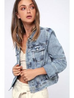 Rumors Light Wash Denim Jacket