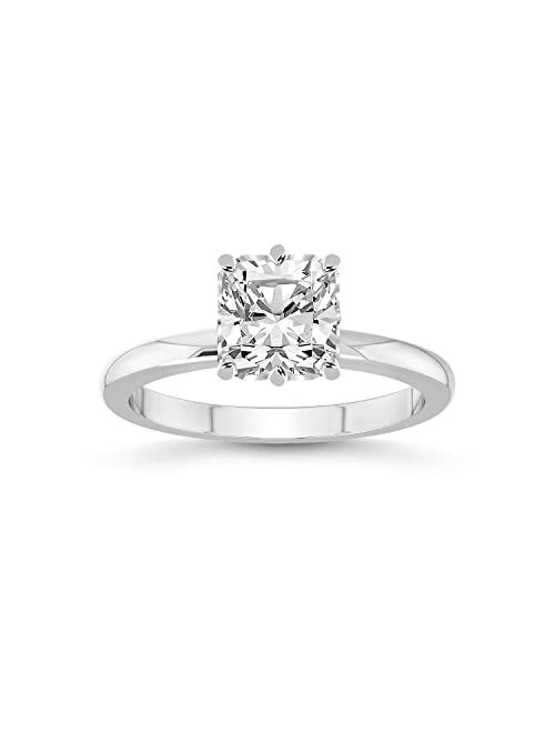 FRIENDLY DIAMONDS 1 carat - 5 carat | IGI Certified Lab Grown Diamond Engagement Ring | 14K Or 18K in White, Yellow Or Rose Gold | Malissa Solitaire Lab Diamond Ring | FG