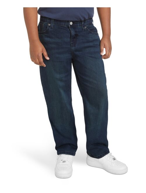 LEVI'S Big Boys Husky 514 Straight Stretch Performance Jeans