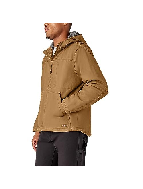 Dickies Men's Duck Canvas High Pile Fleece Lined Jacket