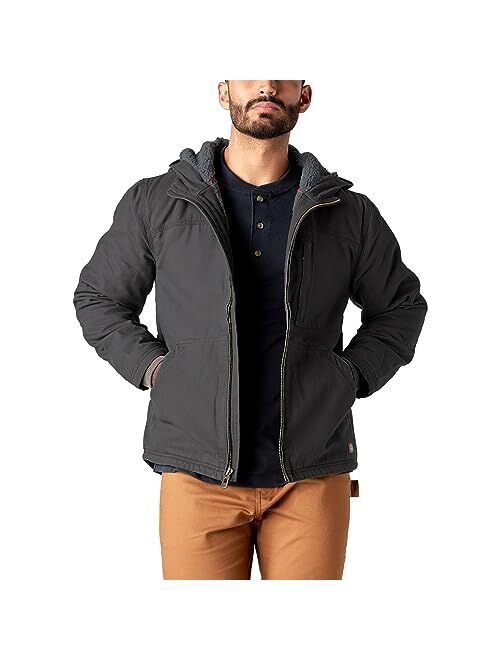 Dickies Men's Duck Canvas High Pile Fleece Lined Jacket