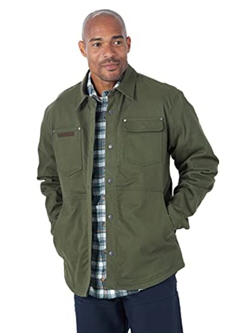 Wrangler Riggs Workwear Men's Tough Layers Twill Shirt Work Jacket