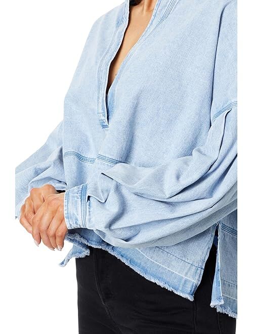 Free People Jude Denim Pullover