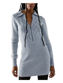 Women's Mont Blanc Zip-Front Sweater Dress