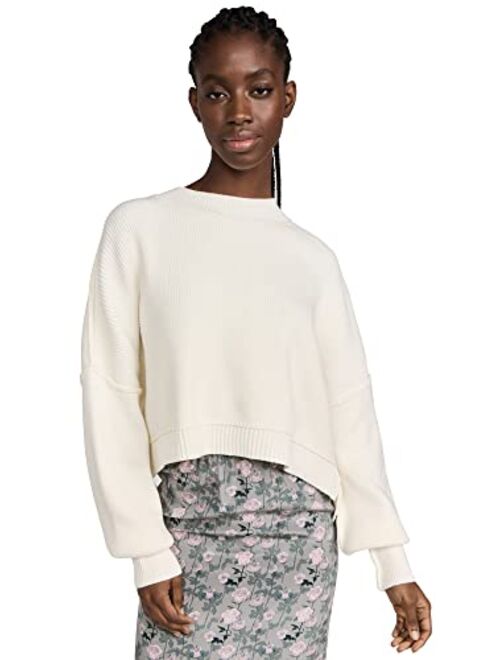 Free People Easy Street Crop Pullover