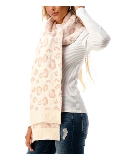 Marcus Adler Women's Ultra Soft & Cozy Leopard Scarf