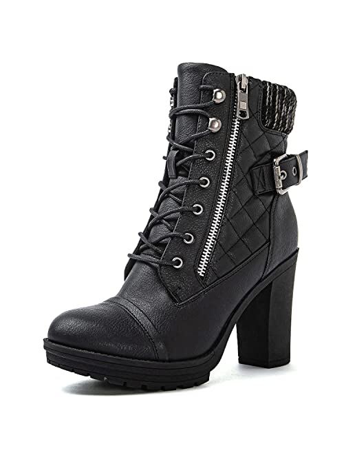 GLOBALWIN Women's High Heel Boots For Women