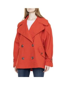 Women's Highlands Solid Peacoat