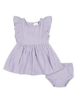 Gerber baby-girls 2 Piece Dress and Diaper Cover Set