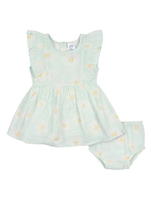 Gerber baby-girls 2 Piece Dress and Diaper Cover Set