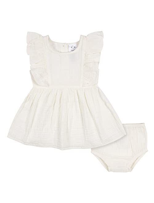 Gerber baby-girls 2 Piece Dress and Diaper Cover Set