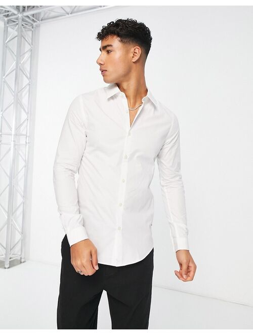 French Connection 2-pack skinny shirts in white