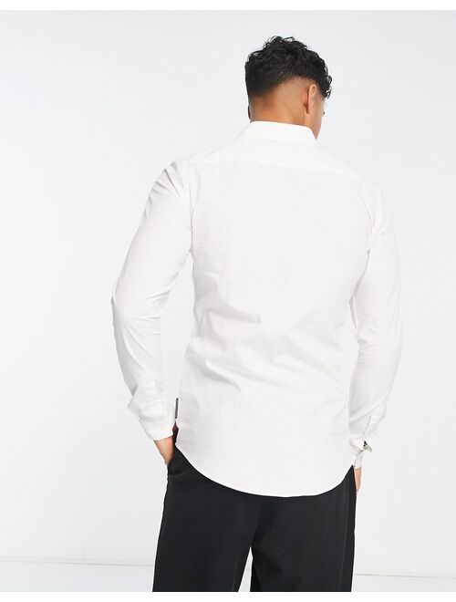 French Connection 2-pack skinny shirts in white