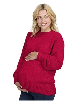 Eliana Chenille Maternity Sweater - Oversized Maternity Sweater - Maternity Sweatshirts