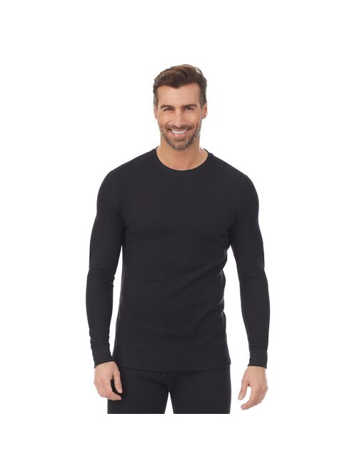 Men's Cuddl Duds Midweight Waffle Thermal Performance Base Layer Crew Top